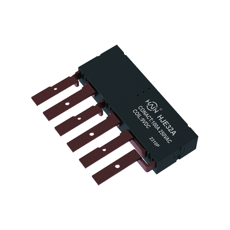 HJE32A-100A 集成锁存继电器,带分流器/CT,适用于 7P DIN 轨道仪表